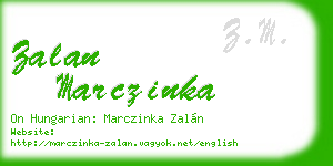 zalan marczinka business card